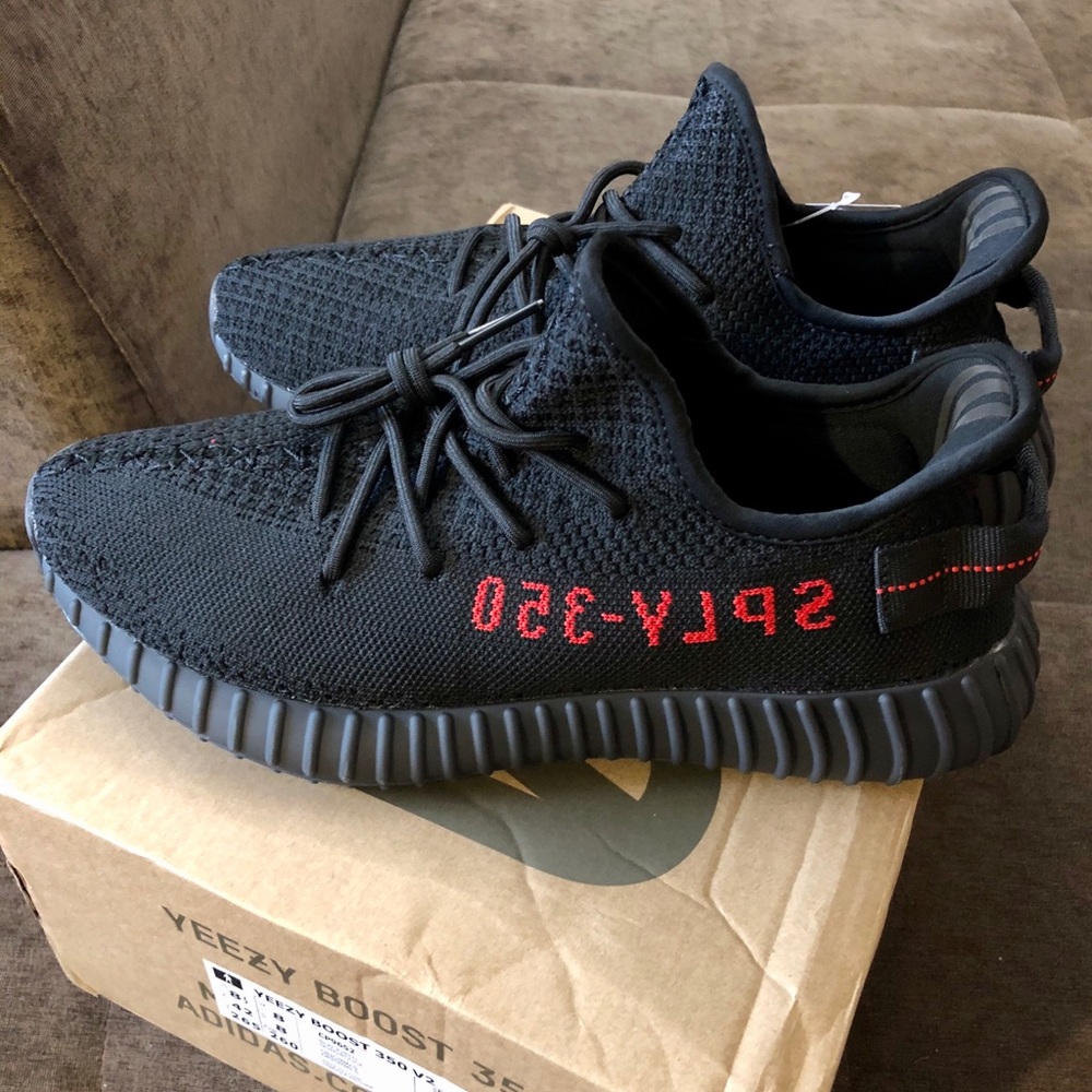 Adidas Yeezy Boost 350V black and red